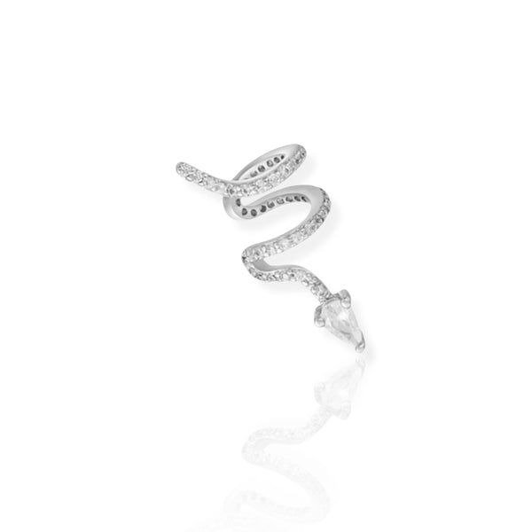 Pavé Snake Ear Cuff