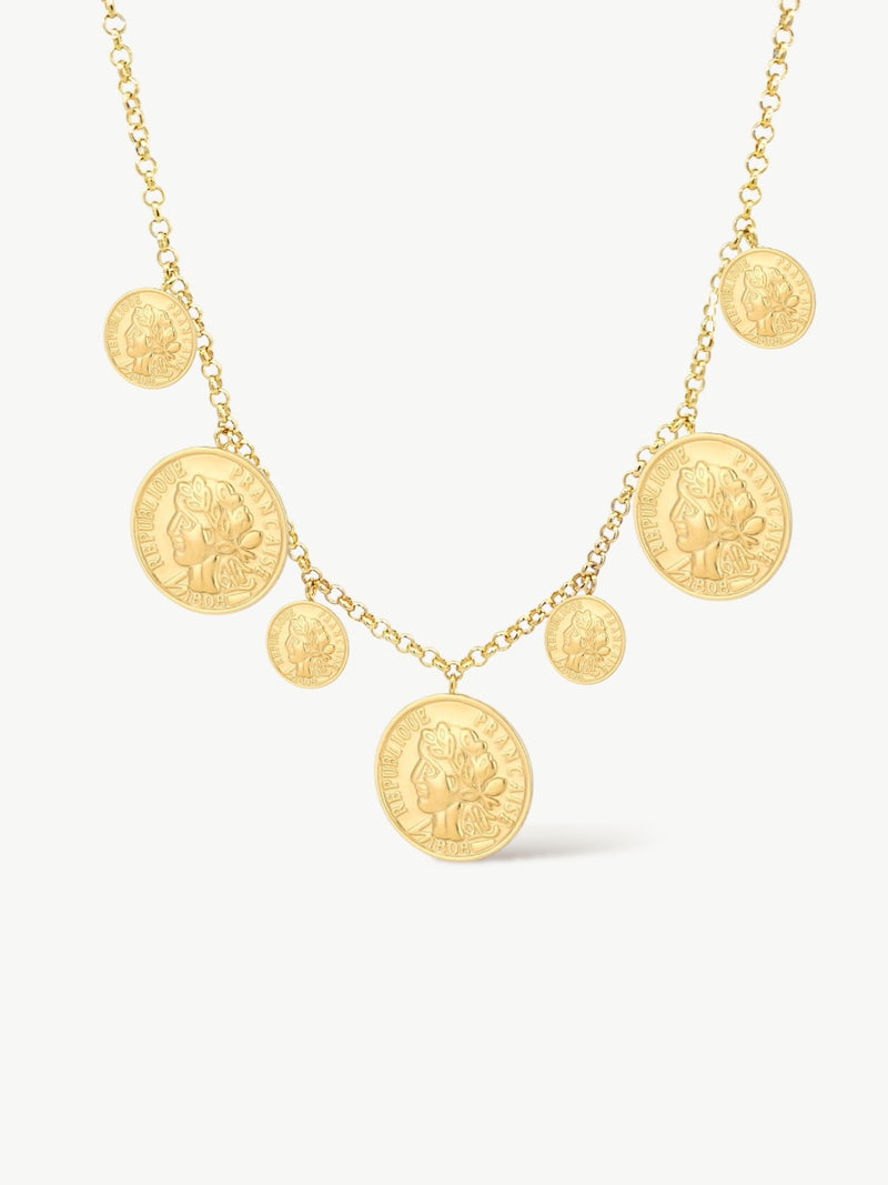 Dazzling Coin Necklace