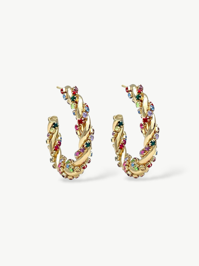 Colorful Hoop Earrings