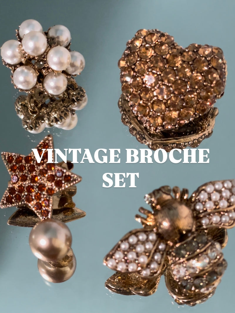 Leuke broche sets - broche sets- vintage broche sets 