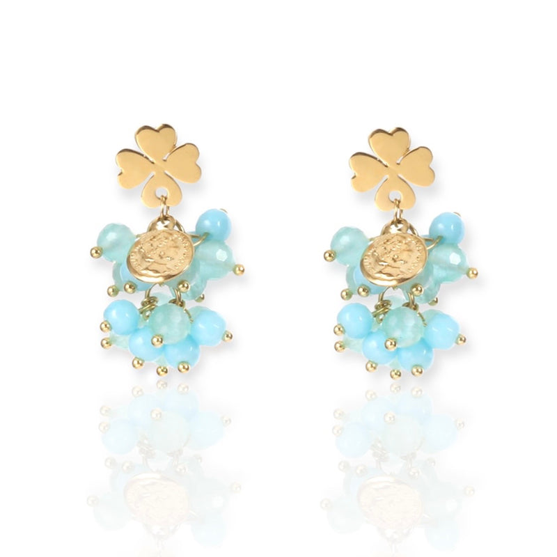 turquoise earrings|oorbellen turquoise