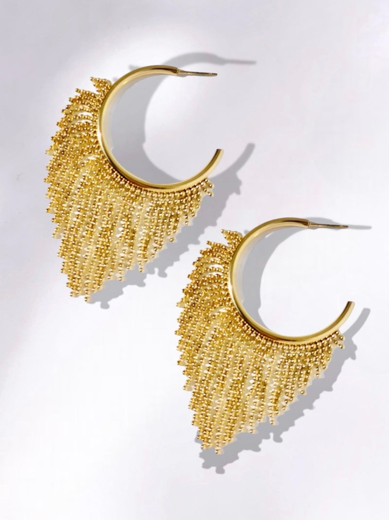 Statement earrings seen in Elle magazine- oorbellen Elle magazine - earrings Elle magazine - hippe oorbellen online 