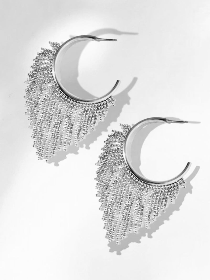 Statement earrings silver - Cowboy Carter earrings silver - mooie oorbellen in zilver 