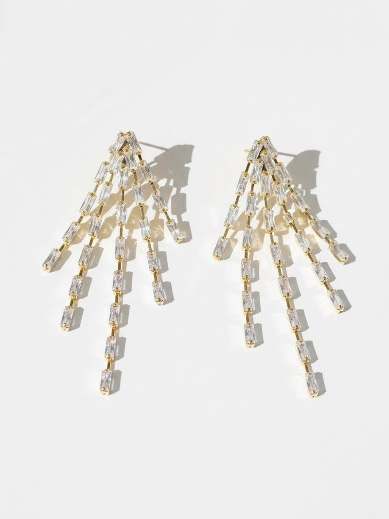 Vogue earrings- party oorbellen Vogue- festive earrings 