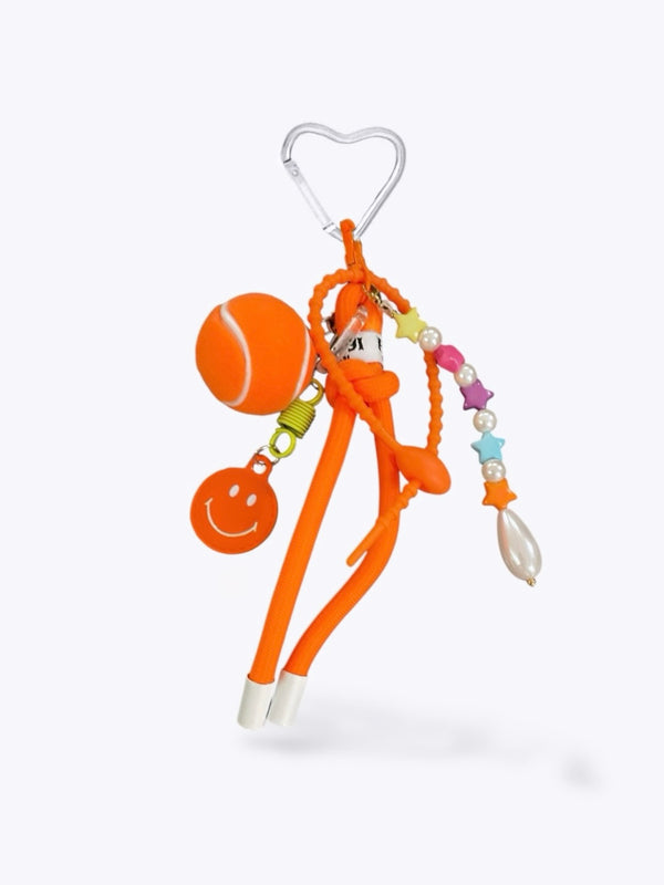 bag charm with tassel | cute bag charm| bag charm tennis| bag charm woman| leuke tas bedels| tasbedels 