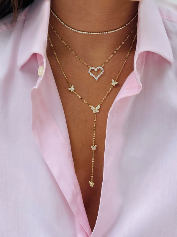 beautiful necklace layers 