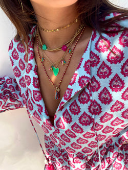 Beaded Tassel Necklace