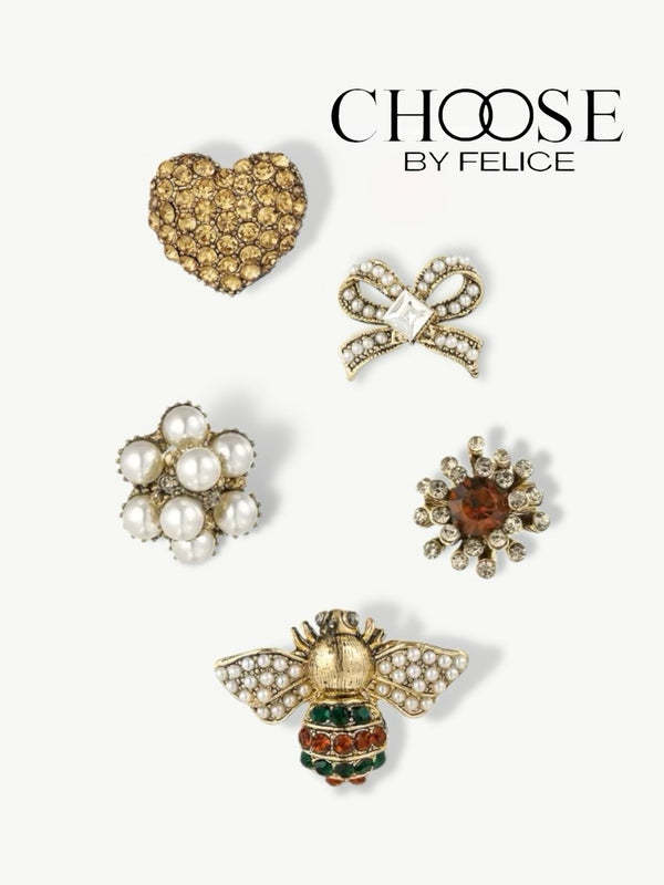 broche bijtje| leuke broche set | broche set |broche |broche antiek | broche amsterdam