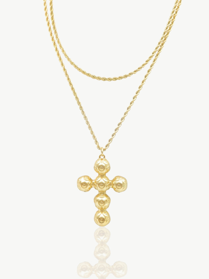 cross necklace gold | necklace with cross