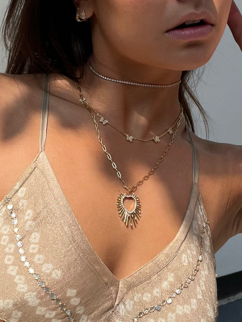 Sunny Heart Necklace