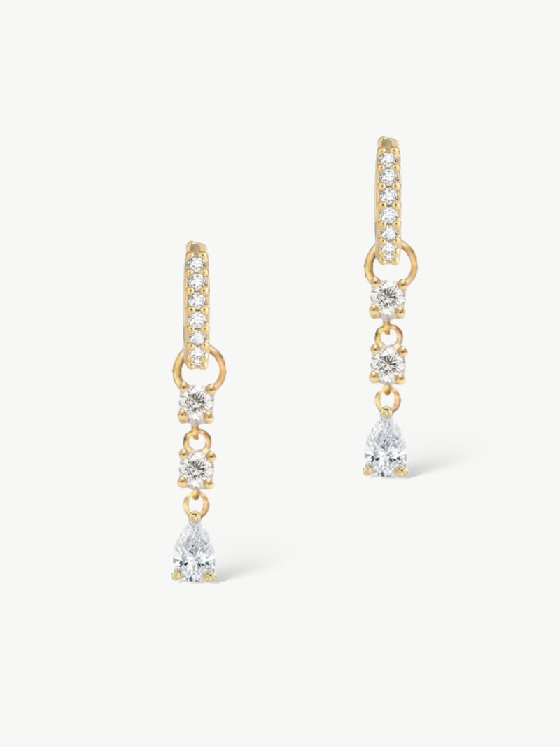 drop earrings gold
