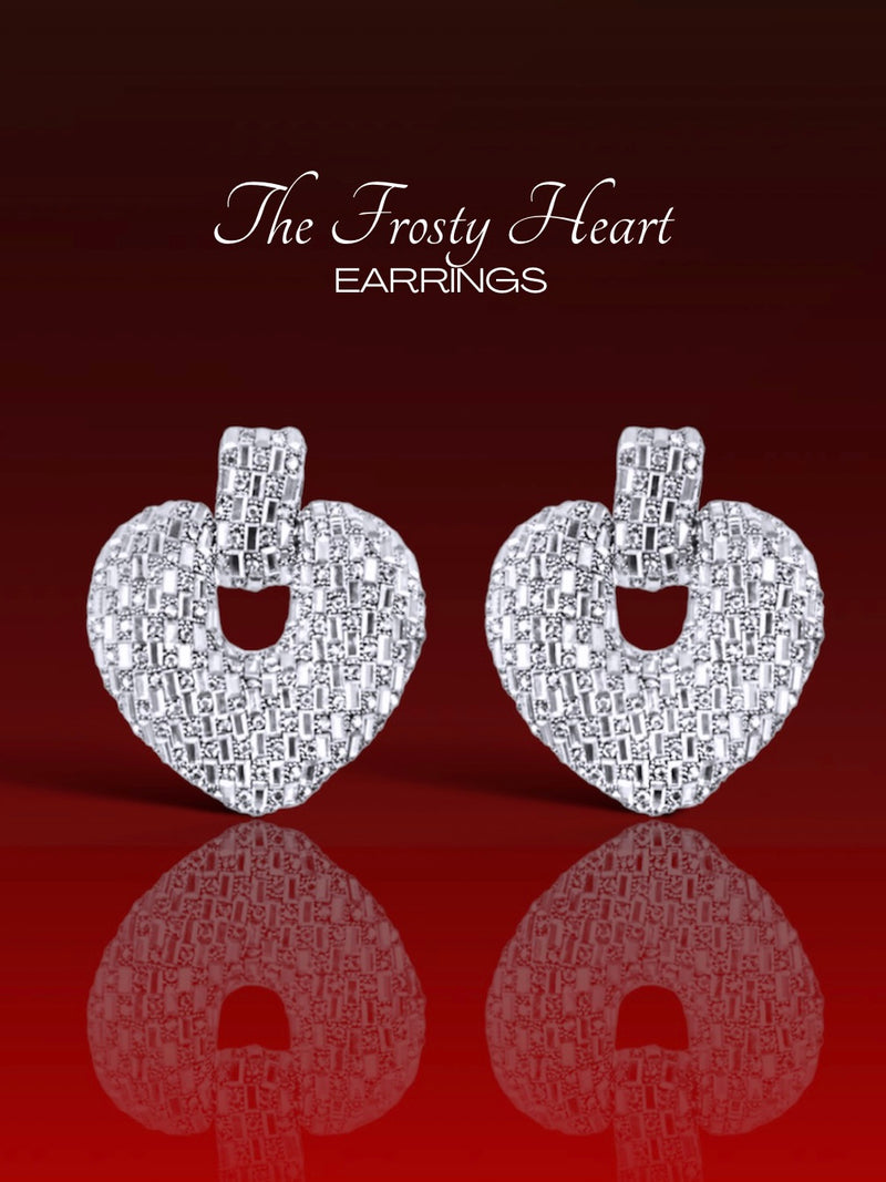 The Frosty Heart Earrings