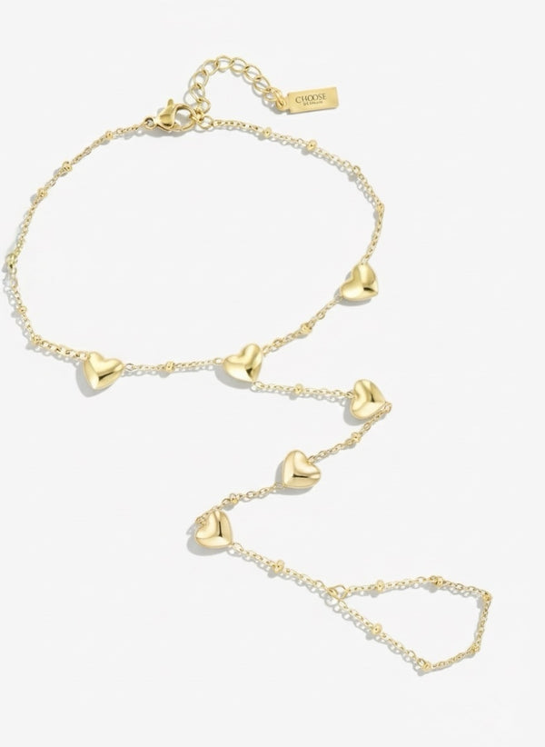 hand chain bracelet- hand chain bracelet gold