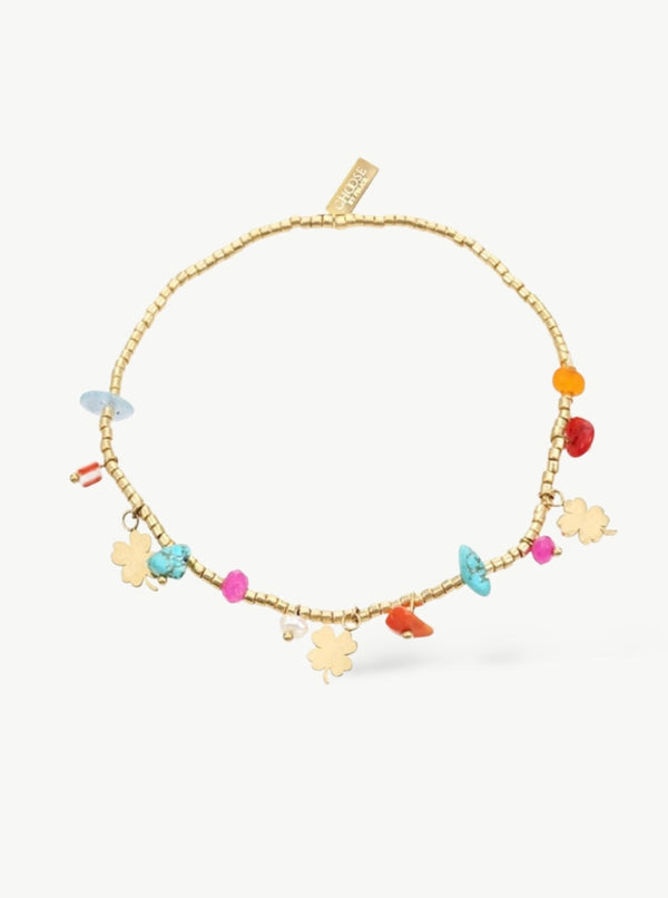 Colorful Clover Bracelet
