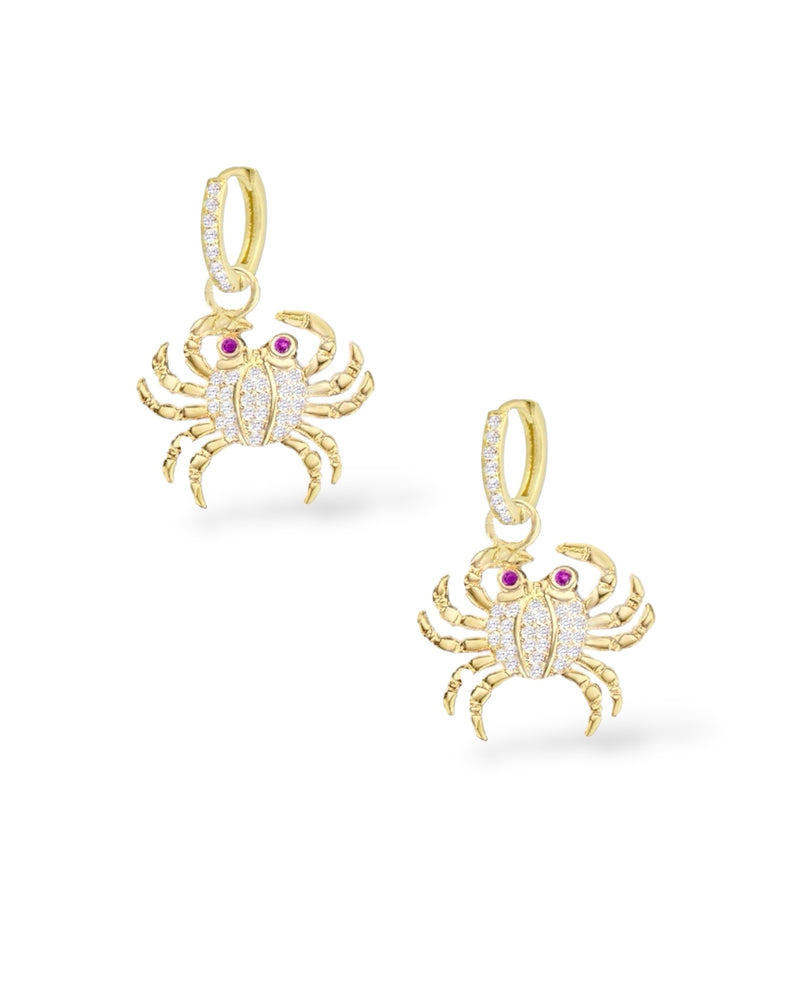 King Crab Huggie Earring