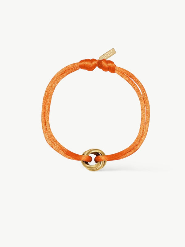 satijn armband oranje|armband satijn oranje|triple gold bracelet|