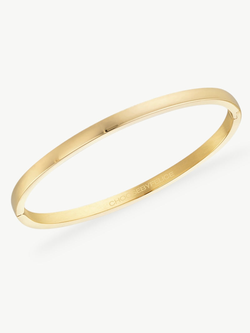 slavenarmband goud| gouden slavenarmband| klassieke damesarmband| classic bangle gold