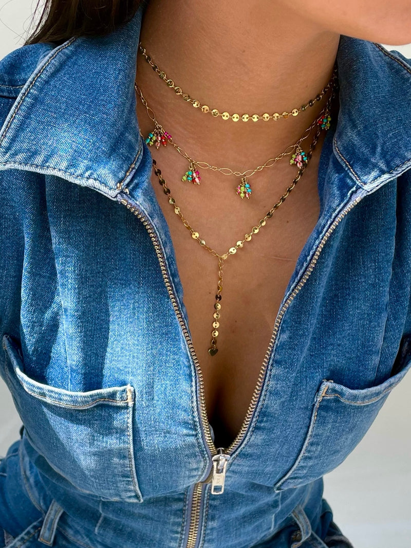 beaded tassel necklace|tassel necklace gold| tassel necklace choose by felice|boho necklace\