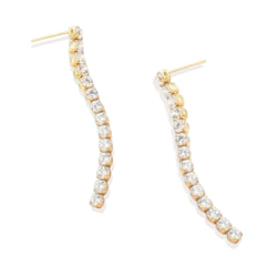 tennis stud earrings