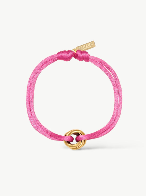 trinity bracelet - pink trinity bracelet