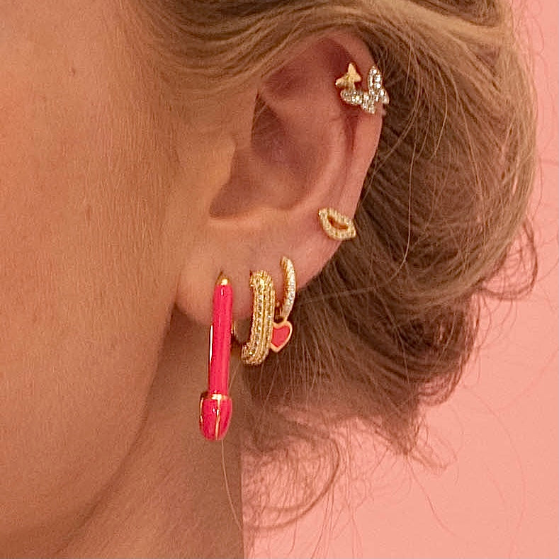 veiligheidsspeld oorbellen-fluor oorbellen-hot pink oorbellen-trendy oorbellen zomer 2022-sieraden online met gratis verzenden