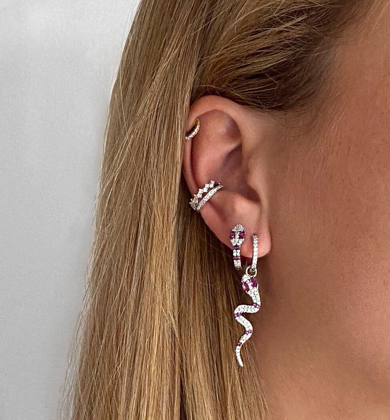 silver oorbel slang|snake earring silver |hippe sieraden|fashion jewelry|gold earrings|sieraden webshop|sieraden goedkoop|my jewellery|originele sieraden|swarovski