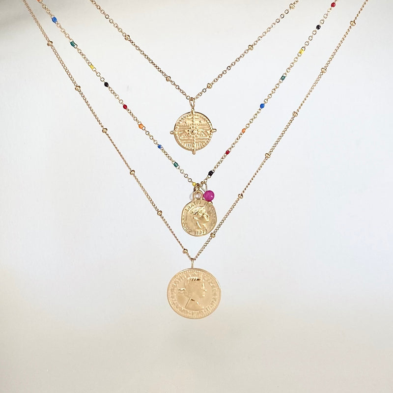 Gold Necklace Colors & Coin