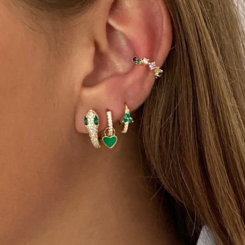 Jamie Green Huggie Earring