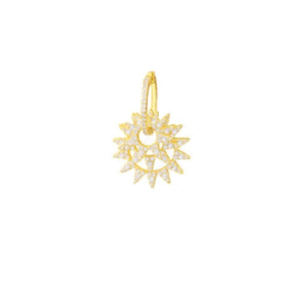 Earring Gold Sunny Rings