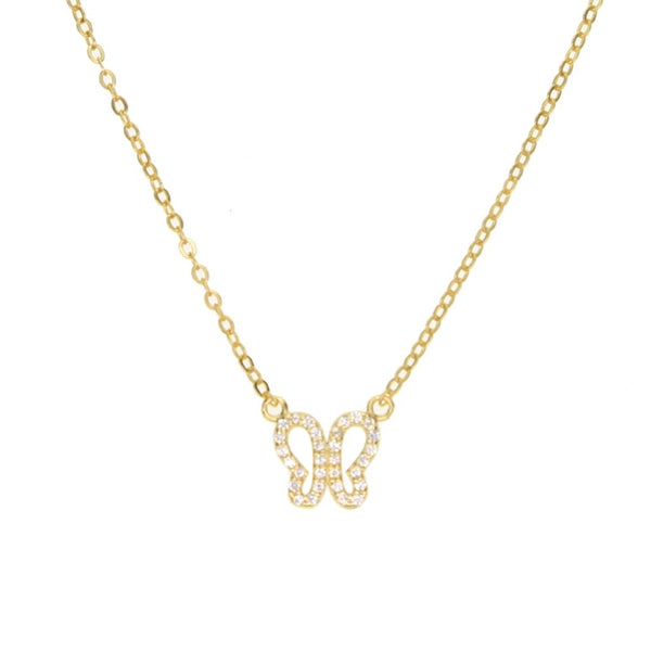 Necklace Butterfly Open Wings