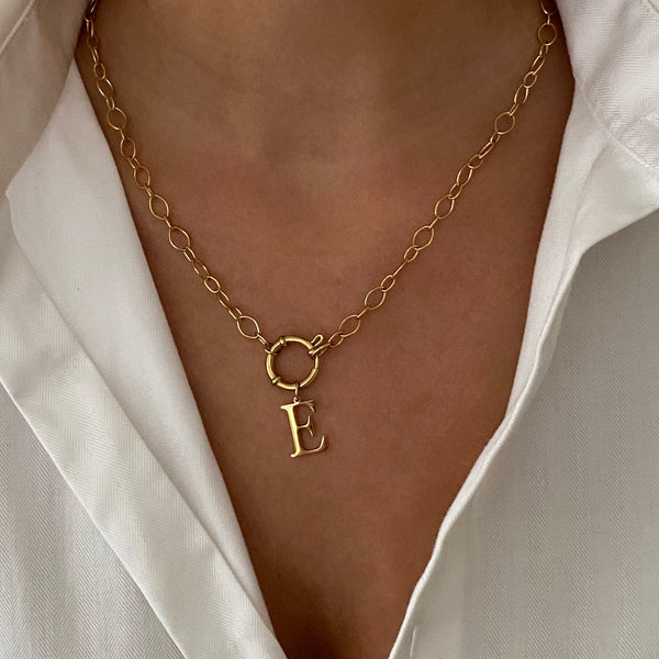 I AM Toggle Oval Necklace