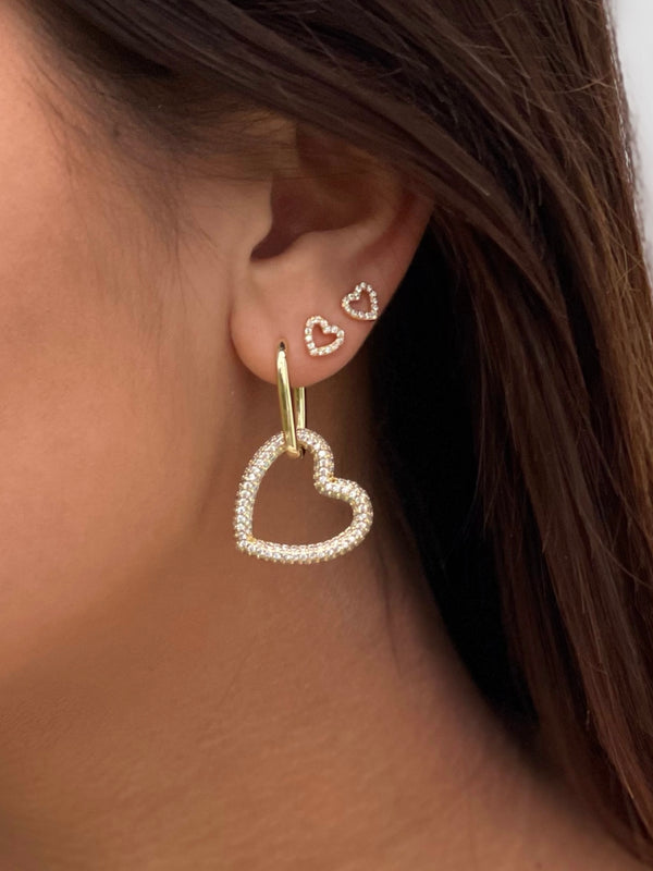 Luxury Heart Earrings