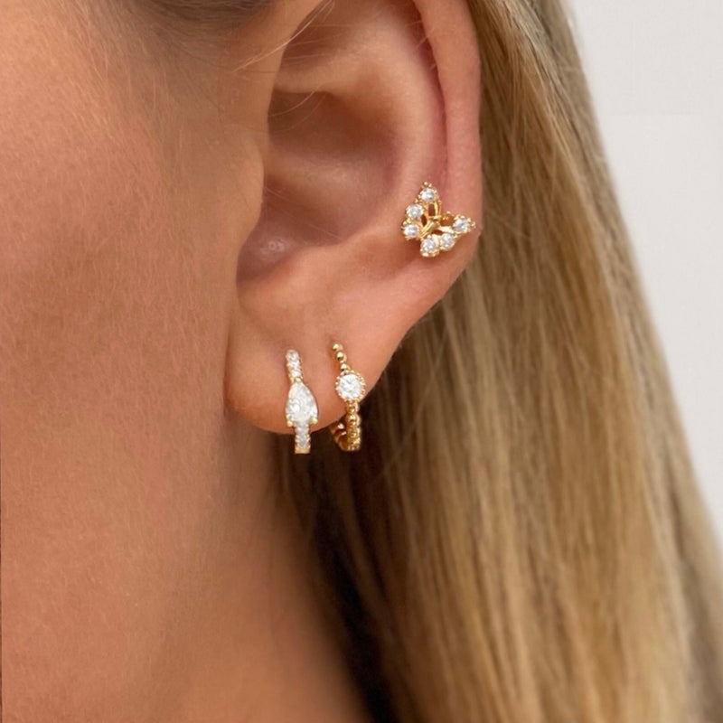 Faye Hoop Earrings Gold