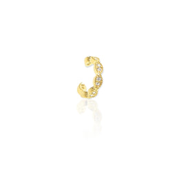 oval stones ear cuff|gold ear cuff oval|fine ear cuff gold|leuke ear cuffs