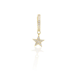 gouden ster oorbellen|golden star earrings|oorbellen atelier|mooie oorbellen|dit is een nederlandse sieraden webshop met gratis verzenden