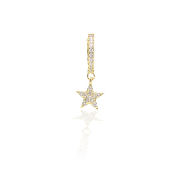 gouden ster oorbellen|golden star earrings|oorbellen atelier|mooie oorbellen|dit is een nederlandse sieraden webshop met gratis verzenden