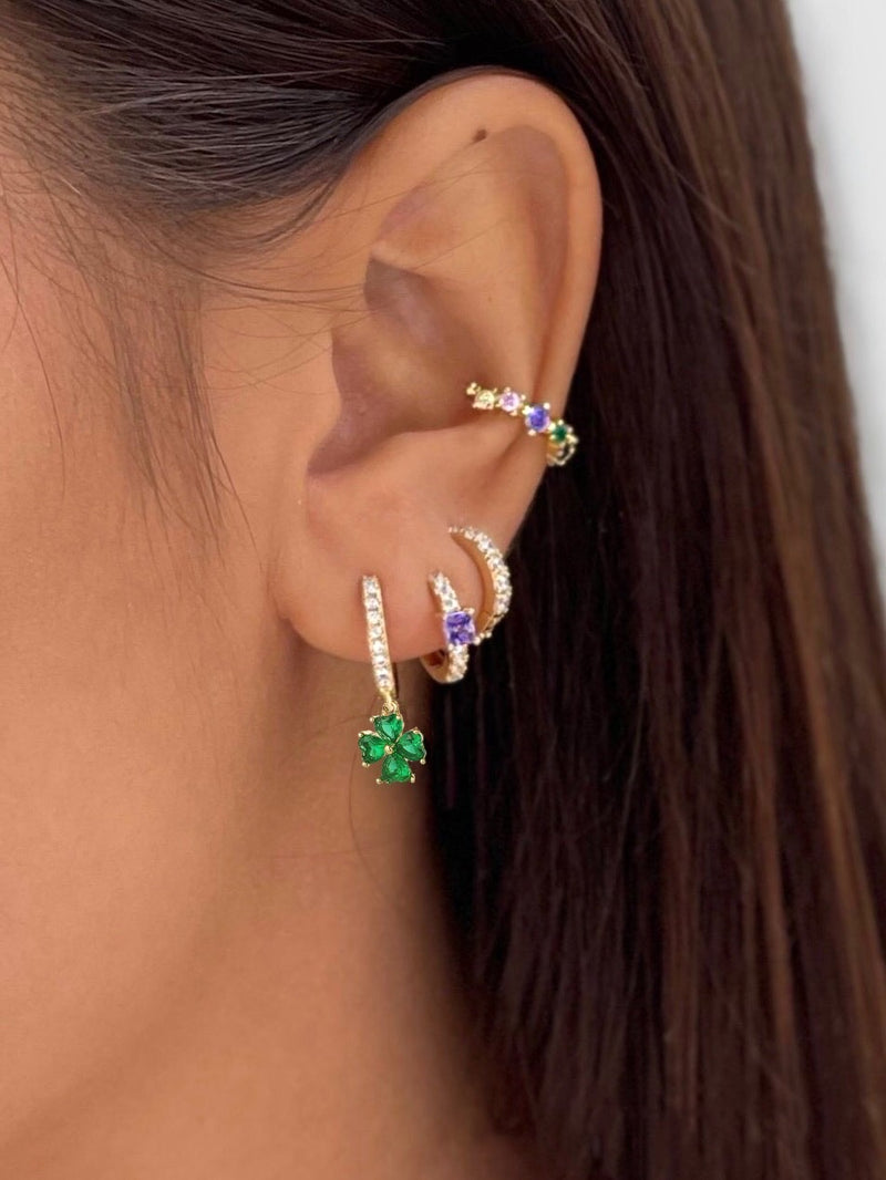 green clover earrings by felice|earrings with clover