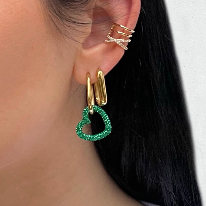 heart earrings|earrings with heart charm|rvs oorbellen kopen|stainless steel oorbellen kopen