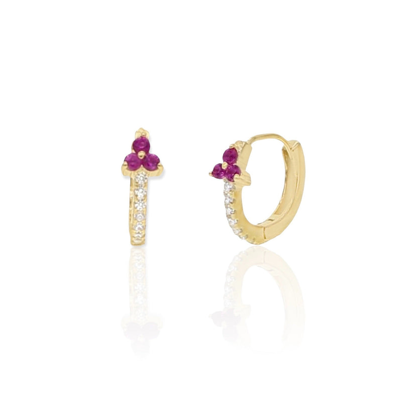 small hoop earrings gold pink stones|small hoop earrings swarovski|hippe sieraden|fashion jewelry|gold earrings|sieraden webshop|sieraden goedkoop|choose by felice|de beste sieraden webshop nederland