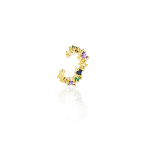ear cuff/gold/ear cuff colourful stones/sieraden webshop/hippesieraden/jewelry online/fashion jewelry