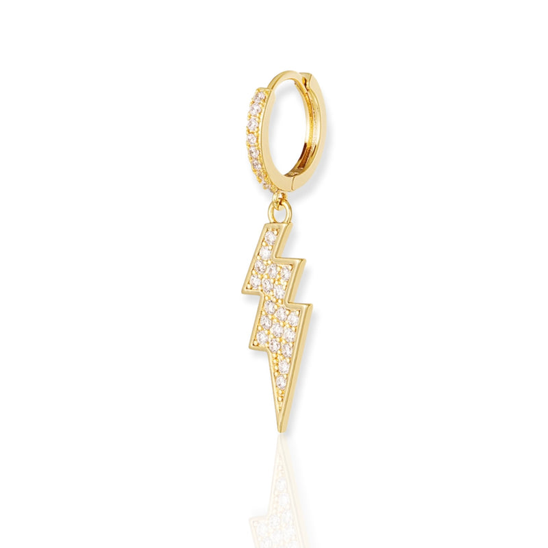 lightning earring-fashion jewellery online-golden earrings-the best jewellery |bliksemschicht oorbellen