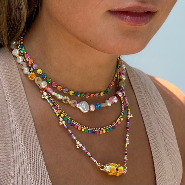 Love Locket Necklace Gold