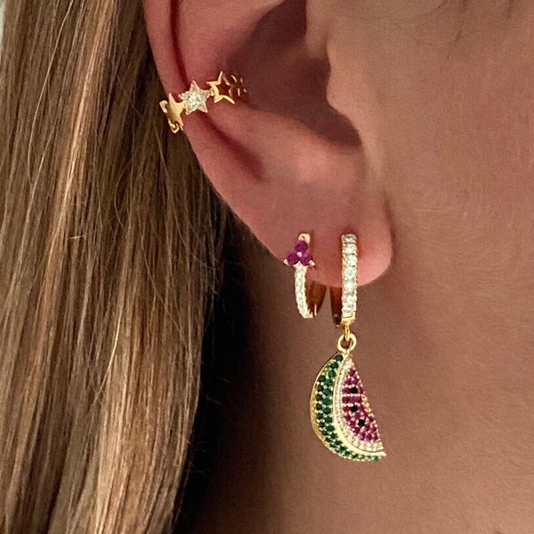 earring gold melon|oorbellen goud meloen||hippe sieraden|fashion jewelry|gold earrings|sieraden webshop|sieraden goedkoop|my jewellery|originele sieraden