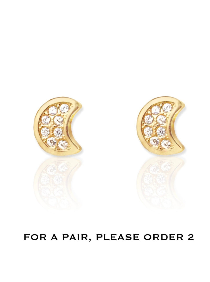 moon earrings per piece|earrings for 3rd hole