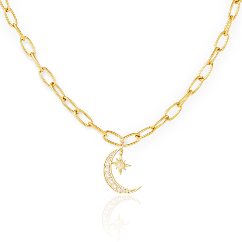 Luxurious Moon Necklace