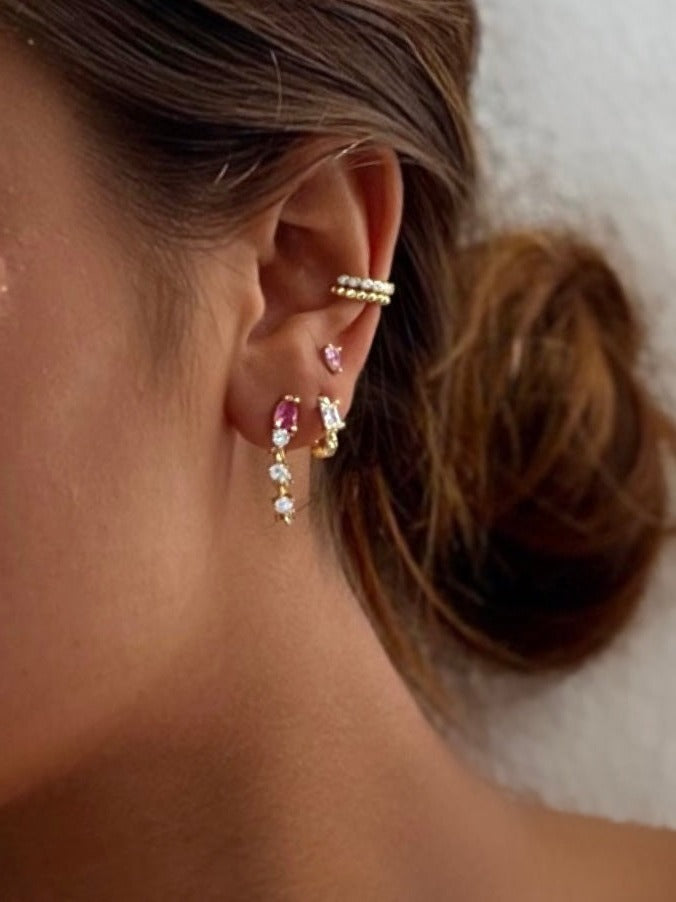 small hoop earrings for second hole|luxury earrings for affordable prices|small hoop earrings gold|party earrings