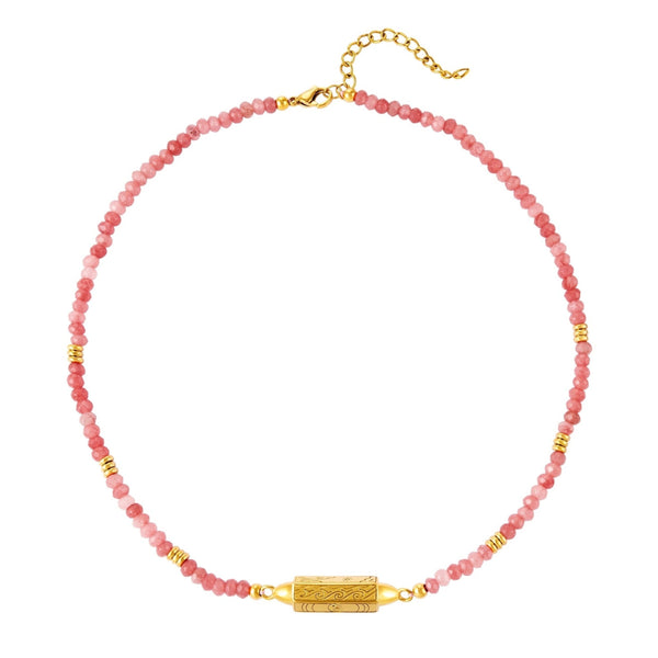 Rose Quartz Love Locket Necklace