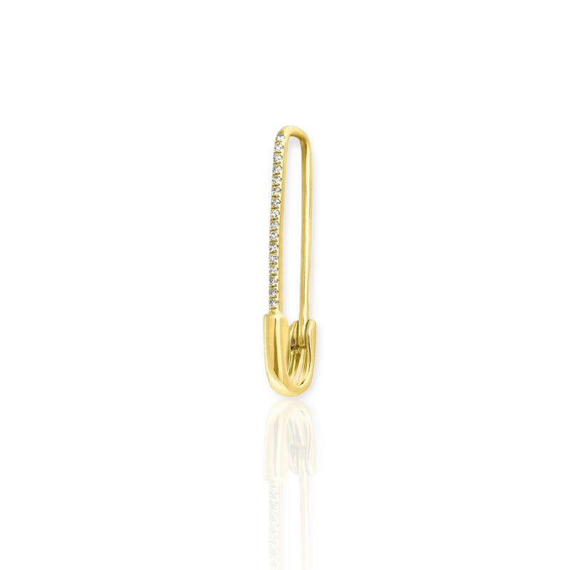 Fine Safetypin Earring