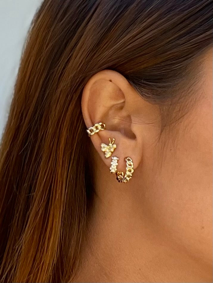 small hoop earrings gold|small hoop earrings for second hold