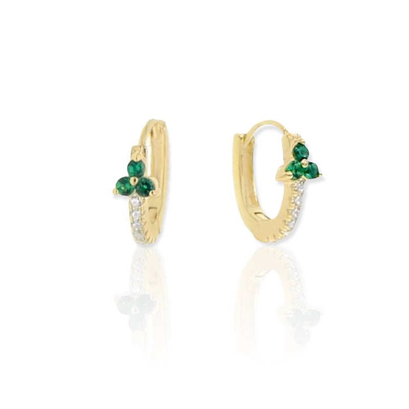 small hoop earrings green|jamie huggie earrings green|small hoop earrings with green stones|small hoop earrings gold
